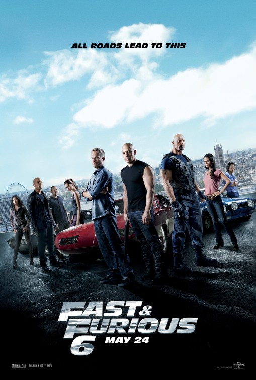Affiche Fast and Furious 6