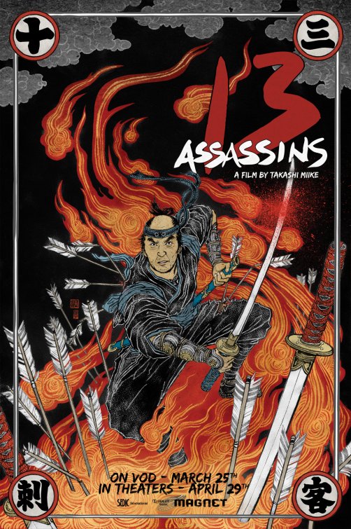 13 Assassins - Affiche