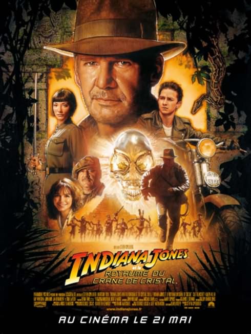 Indiana Jones et le royaume du crâne de cristal - Affiche