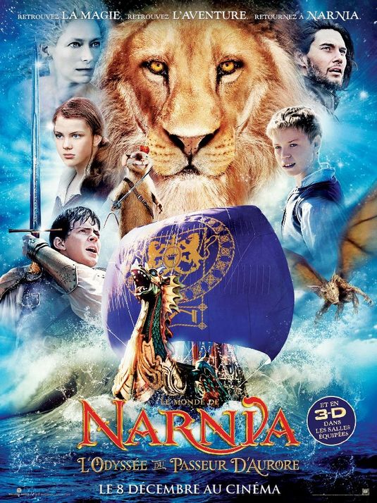 Le monde de Narnia-Chapitre 3 : L'odyssée du Passeur d'Aurore - Affiche