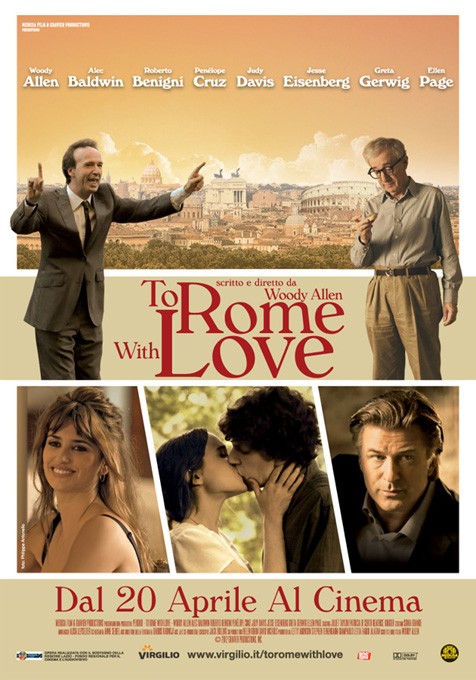 To Rome With Love - Affiche