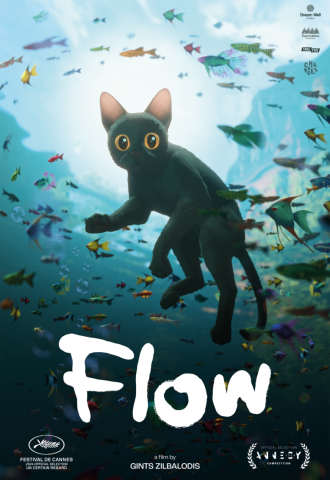 Flow, le chat qui n'avait plus peur de l'eau - Affiche