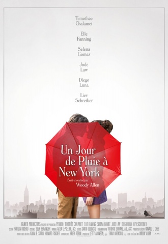 Un jour de pluie à New York - Affiche