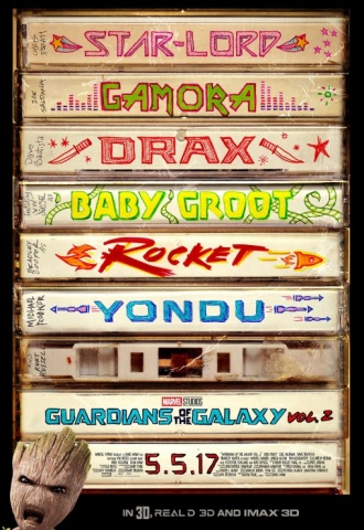 Les Gardiens de la Galaxie : Volume II - Affiche