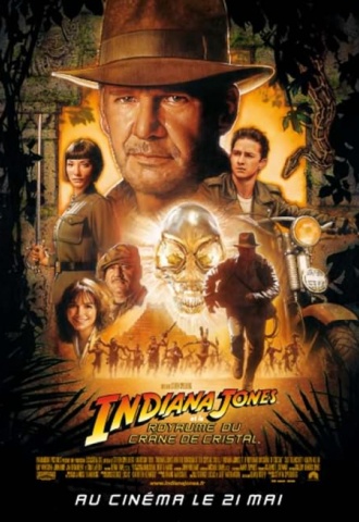Indiana Jones et le royaume du crâne de cristal - Affiche