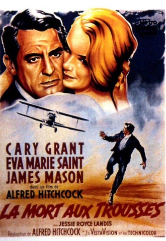 La Mort aux trousses - Affiche