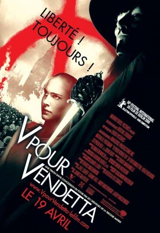 V pour Vendetta - Affiche