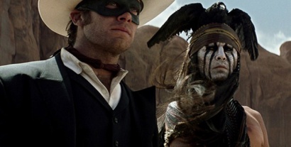 1ère affiche de The Longe Ranger, la nouvelle production de l'équipe des Pirates des Caraïbes